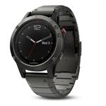 שעון ספורט Garmin Fenix 5 Slate Gray Sapphire with Metal Band מד דופק מובנה יבואן רשמי