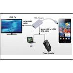 Micro USB to HDMI Adapter  Galaxy2 / Note2 - HDMI  מתאם MicroUSB ל-HDMI