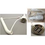 3 in 1. Car DC Charging for iPhone 5+ USB 1A + USB 2A