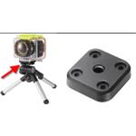 Camera adapter with tripod socket