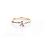 R0143GD טבעת יהלום טבעת אירוסין 
