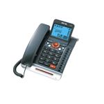 טלפון חוטי עם צג LCD גדול ושיחה מזוהה + מקשים בעברית Alcom AL-6211 AC