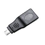 Female USB - Male Micro USB מתאם USB ל-MicroUSB