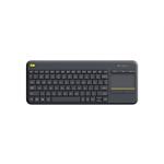 מקלדת Logitech Wireless Touch Keyboard K400 Plus לוג'יטק