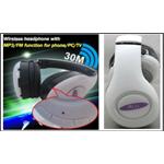 Wireless headphone with MP3/FM function for TV/tablet/mobile phone /PC