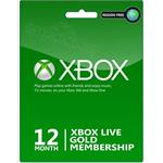  Xbox Live Gold 12 Months Microsoft