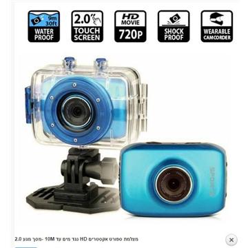 מצלמת ספורט אקסטרים HD נגד מים עד 10M -מסך מגע 2.0