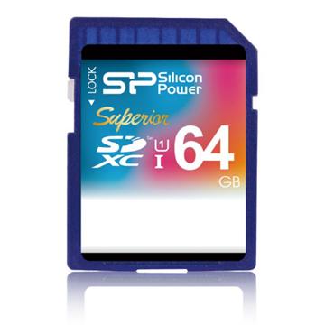 כרטיס זיכרון SILICON POWER SUPERIOR SDHC 64GB UHS-1