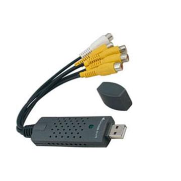 USB VideoCapture Adapter כרטיס וידאו חיצוני דרך USB DVR לארבע כניסות