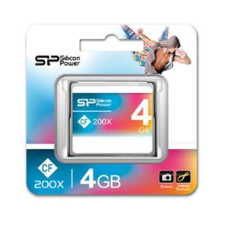 כרטיס זיכרון  SILICON POWER 200X COMPACT-FLASH CARD 4GB