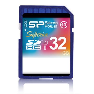 כרטיס זיכרון SILICON POWER SUPERIOR SDHC 32GB UHS-1