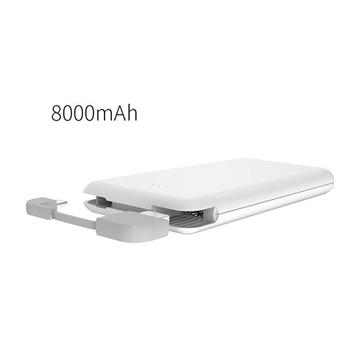 סוללה חיצונית WHITELINE PowerBank 8000mAh