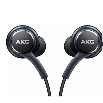 SAMSUNG אוזניות In-ear מקוריות של סמסונג בשיתוף עם AKG עם בקר שליטה ומיקרופון למכשירי גלקסי בצבע שחור