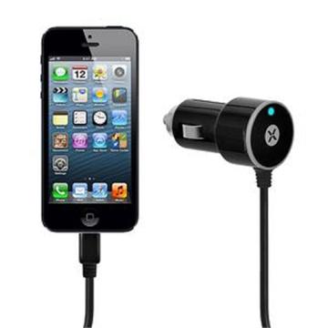 Dexim - Car Charger iPhone 5/6/6+ - 2.4A - Black