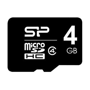 כרטיס זיכרון Silicon Power Micro SDHC 4 GB - Class 4