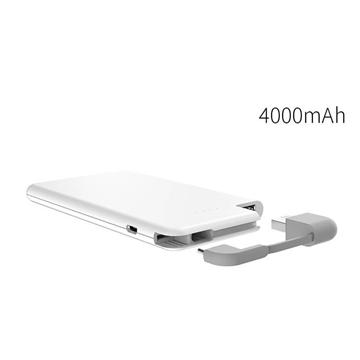 סוללה חיצונית WHITELINE PowerBank 4000mAh