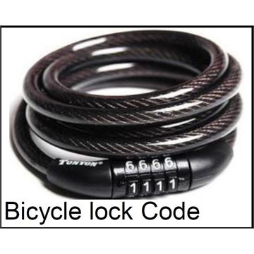 Bicycle lock Code מנעול לאופניים