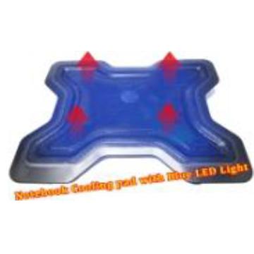 Cooling pad with Blue LED Light משטח קירור למחשב ניי
