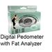 Digital Pedometer with Fat Analyzer פדומטר. המכשיר מד צעדים ומודד מרחק הליכה