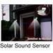 Solar Sound Sensor מנורת לד LED סולארית עם צליל