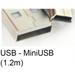 USB - MiniUSB -1.2m